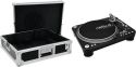 Omnitronic Set DD-5220L Turntable bk + Case tour Pro black -B Omnitronic Set DD-5220L Turntable bk + Case tour Pro black -B