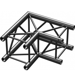 P30-C21 Truss 2-vejs hjørne 90º Sort TILBUD NU