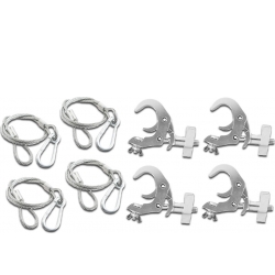 BC50-250T Quick Trigger Clamp Slimline 250kg Alu - Pakke med 4 stk. TILBUD NU