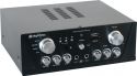 Stereo Hi-Fi Forstærker med FM Radio / Karaoke / USB / SD / MP3, Sort Stereo Hi-Fi Forstærker med FM Radio / Karaoke / USB / SD / MP3, Sort
