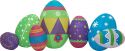 Europalms Inflatable Figure Easter Eggs, 100cm Europalms Inflatable Figure Easter Eggs, 100cm