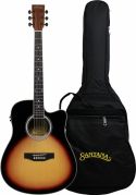 Santana LA90 Western guitar Cutaway EQ, Sunburst Santana LA90 Western guitar Cutaway EQ, Sunburst