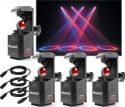 Komplet pakke med 4 stk. LED scannere inkl. DMX kabler Komplet pakke med 4 stk. LED scannere inkl. DMX kabler