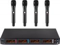 PD504H 4x 50-Channel UHF Wireless Microphone Set with 4 handheld microphones PD504H 4x 50-Channel UHF Wireless Microphone Set with 4 handheld microphones