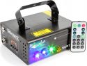 Surtur II Double Laser RG Gobo DMX IRC 3W blå LED Surtur II Double Laser RG Gobo DMX IRC 3W blå LED