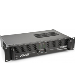 Professionel PA effekt-forstærker SKY-1500 II "kraftig" 2x 750W TILBUD NU vxa