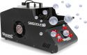 Røg- og sæbeboblemaskine 1500W med LED lys der giver røg og sæbebobler i flotte farver Røg- og sæbeboblemaskine 1500W med LED lys der giver røg og sæbebobler i flotte farver