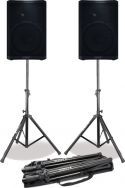 QSC CP12 Bundle med stativ og taske QSC CP12 Bundle med stativ og taske