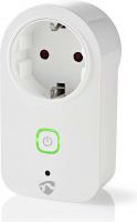 Nedis Smart Plug med Wi-Fi | Effektmonitor | Schuko-type F | 16 A, WIFIP120FWT Nedis Smart Plug med Wi-Fi | Effektmonitor | Schuko-type F | 16 A, WIFIP120FWT