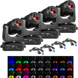 Moving Head pakke med 4 stk. BeamZ professional IGNITE 180Spot LED Moving Head