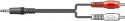 Cable 3.5 Stereo-2RCA 2.5m Bulk Cable 3.5 Stereo-2RCA 2.5m Bulk