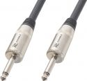 Speaker cable 6.3 m/m 6m Black Speaker cable 6.3 m/m 6m Black