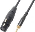 Cable XLR Female - 3,5mm Stereo 0,5m Cable XLR Female - 3,5mm Stereo 0,5m