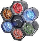 Løbelys sæt med musikstyring og autospeed, 6 LED moduler Løbelys sæt med musikstyring og autospeed, 6 LED moduler