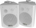 Kompakt højttalersæt med vægmonteringsbøjle / 8 Ohm / 6.5" bas 120W, hvid Kompakt højttalersæt med vægmonteringsbøjle / 8 Ohm / 6.5" bas 120W, hvid