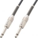 Guitar Cable 6.3 Mono - 6.3 Mono 1.5m Black Guitar Cable 6.3 Mono - 6.3 Mono 1.5m Black