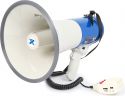 Professionel Megafon 60W med Sirene, anti-feedback, optage/afspille funktion mm. Professionel Megafon 60W med Sirene, anti-feedback, optage/afspille funktion mm.