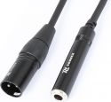 Cable Converter XLR Male - 6,3M Jack Female Cable Converter XLR Male - 6,3M Jack Female