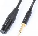 Cable Converter XLR Female - 6,3M Jack Male Cable Converter XLR Female - 6,3M Jack Male