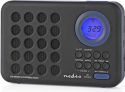 Nedis UKW-radio | 3 W | Ur og alarm | USB-port og microSD-kortslot | Sort/blå, RDFM1310BU Nedis UKW-radio | 3 W | Ur og alarm | USB-port og microSD-kortslot | Sort/blå, RDFM1310BU