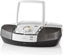 Nedis Bærbart lydanlegg | 12 W | Bluetooth® | CD-Spiller/FM-Radio/USB/AUX | Hvit, SPBB200WT Nedis Bærbart lydanlegg | 12 W | Bluetooth® | CD-Spiller/FM-Radio/USB/AUX | Hvit, SPBB200WT