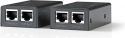 Nedis HDMI™ Kat. 5 Extender | Op til 30,0 m - 1 x HDMI™-indgang + 2 x RJ45-hunstik | 1 x HDMI™-udgan Nedis HDMI™ Kat. 5 Extender | Op til 30,0 m - 1 x HDMI™-indgang + 2 x RJ45-hunstik | 1 x HDMI™-udgan