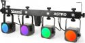 Kraftig LED parlampe-bom 4x 20W COB LED + 4x 1W hvid strobe LED, DMX og Auto Musikstyring Kraftig LED parlampe-bom 4x 20W COB LED + 4x 1W hvid strobe LED, DMX og Auto Musikstyring