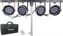 LED Parbar 4-Way Kit 18x 1W RGB LEDs LED Parbar 4-Way Kit 18x 1W RGB LEDs