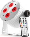 BAC404W Aluminum LED Spot 4x 18W 6-in-1 LEDs BAC404W Aluminum LED Spot 4x 18W 6-in-1 LEDs
