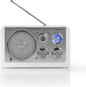 Nedis UKW-radio | 9 W | Analog indstilling | Retro-design | Hvid, RDFM5100WT Nedis UKW-radio | 9 W | Analog indstilling | Retro-design | Hvid, RDFM5100WT