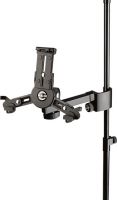 K&M universal holder med klembeslag til iPads & PC tablets K&M universal holder med klembeslag til iPads & PC tablets