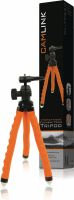 Camlink Fleksibel Stativ 27.5 cm 1 kg Sort/Orange, CL-TP250 Camlink Fleksibel Stativ 27.5 cm 1 kg Sort/Orange, CL-TP250