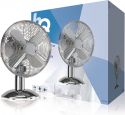 HQ Tabell Fan 30 cm 35 W Chrome Sølv, KN-MTF12 HQ Tabell Fan 30 cm 35 W Chrome Sølv, KN-MTF12