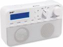 König Portable DAB+ Radio FM / DAB / DAB+ AUX Hvit, HAV-DABR100WH König Portable DAB+ Radio FM / DAB / DAB+ AUX Hvit, HAV-DABR100WH