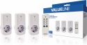 Valueline Trådløs Kontakt Sæt Indendørs 3 x F (CEE 7/3) Hvid, VLWSOCKET03 Valueline Trådløs Kontakt Sæt Indendørs 3 x F (CEE 7/3) Hvid, VLWSOCKET03
