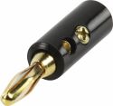 Valueline Banana Connector Hann PVC Svart, BC-003 Valueline Banana Connector Hann PVC Svart, BC-003