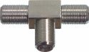 Valueline Coaxadapter F F, Hun - 2 stk. F-Kontakt, Hun Sølv, FC-030 Valueline Coaxadapter F F, Hun - 2 stk. F-Kontakt, Hun Sølv, FC-030
