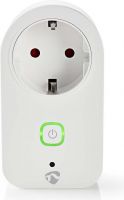 Nedis WiFi-smartplugg | Spenningsovervåkning | Schuko Type F | 16 A, WIFIP120FWT Nedis WiFi-smartplugg | Spenningsovervåkning | Schuko Type F | 16 A, WIFIP120FWT