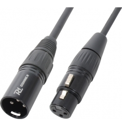 Kabel ”god kvalitet” XLR-han til XLR-hun, sort 6m TILBUD NU kvinde mand