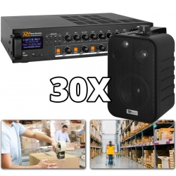 Power Dynamics PDV360MP3 – Pakkesæt med 30 BV40V Højttalere TILBUD NU