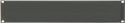 19" blanking plate, 2U, blank, black 19" blanking plate, 2U, blank, black