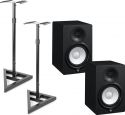 Yamaha HS7 Sort gulv stativ - Pakkesæt Yamaha HS7 Sort gulv stativ - Pakkesæt