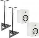 Yamaha HS7 hvid gulv stativ - Pakkesæt Yamaha HS7 hvid gulv stativ - Pakkesæt