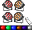 BeamZ professional BAC506 Aluminum LED Par - Pakke med 4 stk. BeamZ professional BAC506 Aluminum LED Par - Pakke med 4 stk.