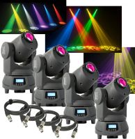 BeamZ Professional Panther 50 LED Spot Moving Head - Pakke med 4 stk.