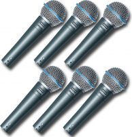 SHURE BETA 58A Dynamisk mikrofon til tale og sang - Pakkesæt