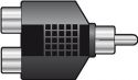 WE11127 Splitter RCA plug to 2 x RCA sockets WE11127 Splitter RCA plug to 2 x RCA sockets