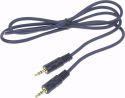 Audiokabel - 3.5mm Jack Stereo, 1.2m (for tilslutning af fx Ipod el. MP3 afspiller) Audiokabel - 3.5mm Jack Stereo, 1.2m (for tilslutning af fx Ipod el. MP3 afspiller)