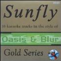 English karaoke disc, Sunfly Gold 21 - Oasis & Blur