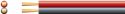 Mont.Kabel 2x0.75mm² rød/sort, 100m Mont.Kabel 2x0.75mm² rød/sort, 100m